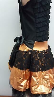 Pre-Owned Costume Weissman  5348 Medium Child Copper Dress Jazz Tap