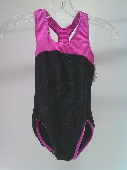 Pre-Owned Leotard Balera  ML3515 Medium Child Pink  Acro Tumbling