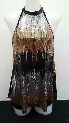 Pre-Owned Costume Gallery  16380 Large Child Metallic Dress Jazz Sequin
