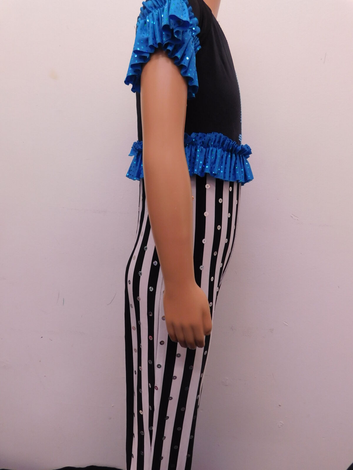 Pre-Owned Costume Dansco   Medium Child Turquoise  Jazz