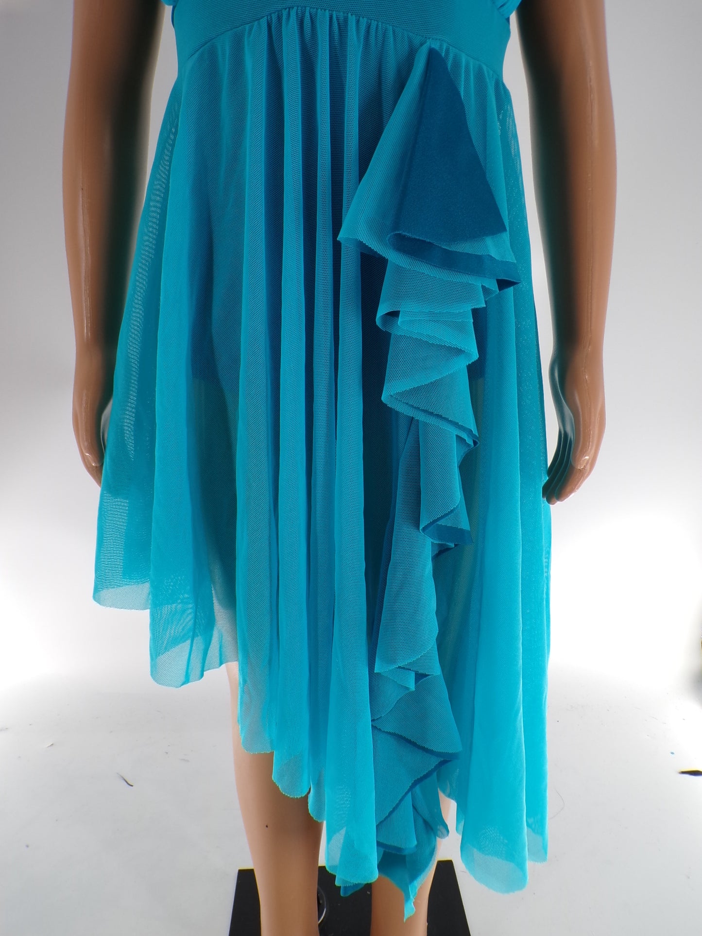 Pre-Owned Costume Curtain Call  P202 Medium Child Teal  Lyrical