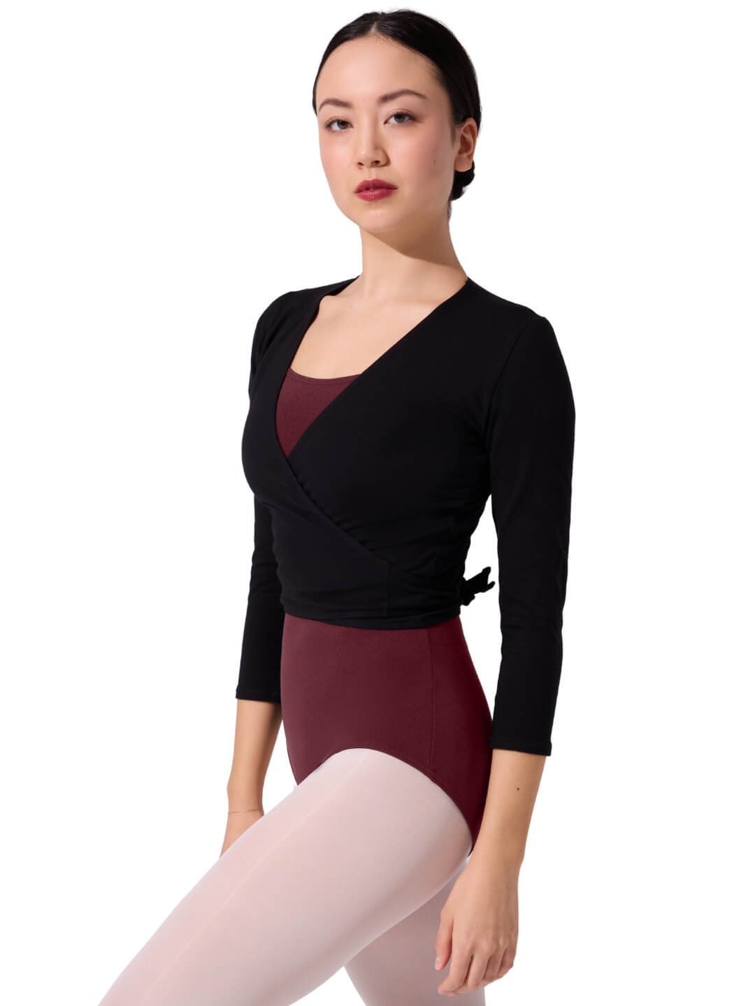 New Wrap Shrug Capezio CC850C Black Medium Child Ballet Pointe Tap