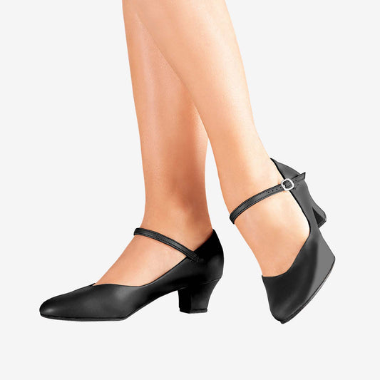 New Character Shoes So Danca CH50 Celine 1.5" Heel Black