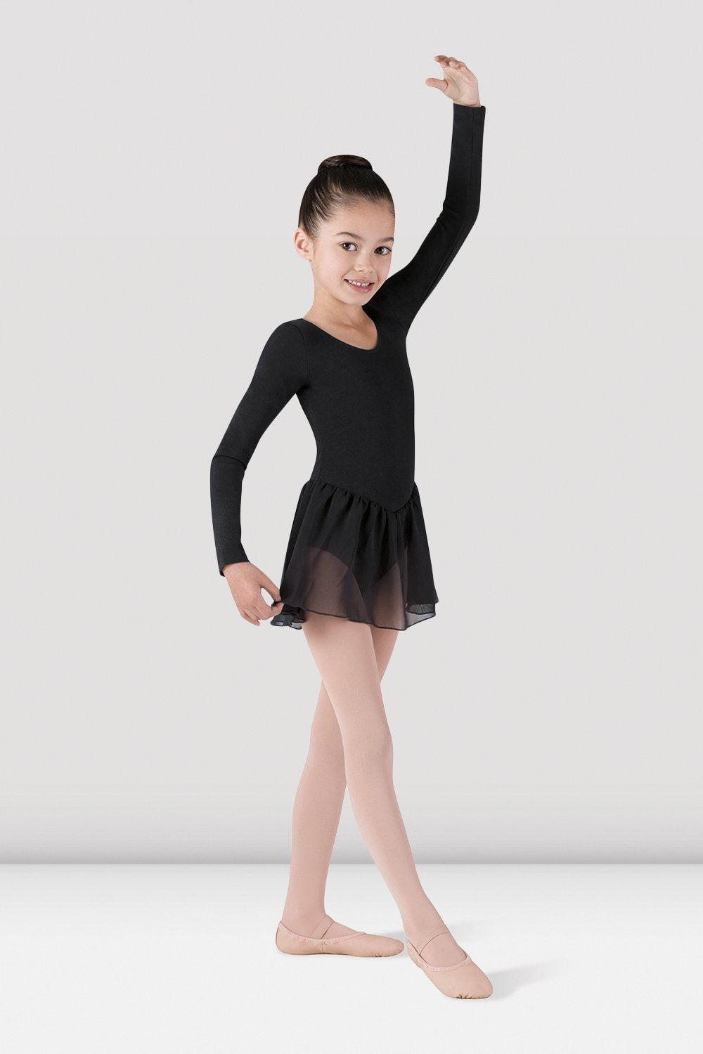 New Leotard Dress by Bloch CL5309 Black XS Child Ballet Tap Jazz