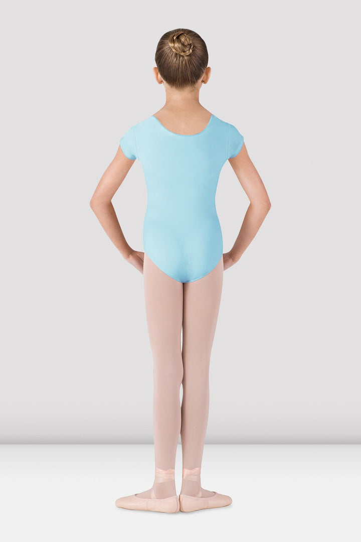 Pre-Owned Leotard Bloch CL5602 Large Child Lt Blue Ballet Tap Jazz