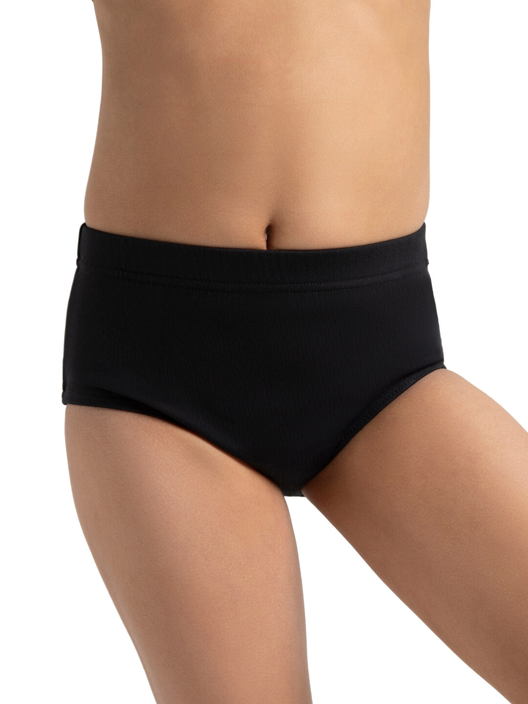 New Briefs Capezio TB111C Dance Black Nylon Black or White Child Sizes