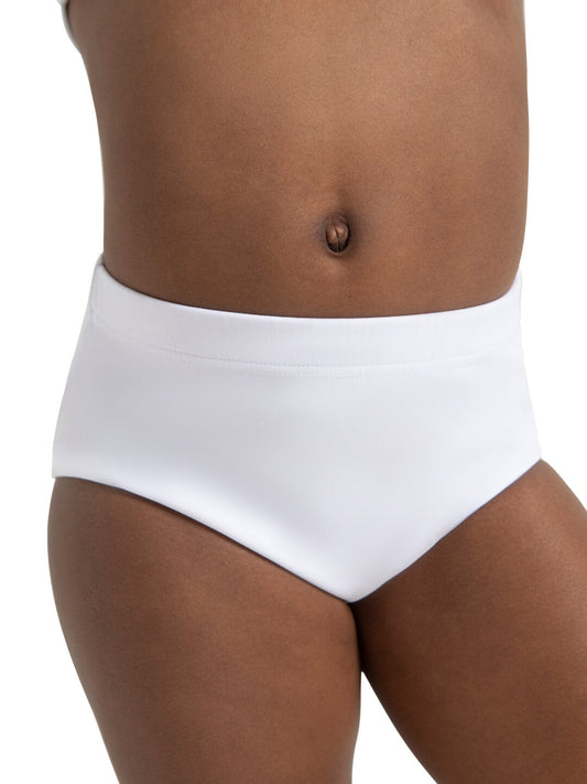 New Briefs Capezio TB111C Dance Black Nylon Black or White Child Sizes