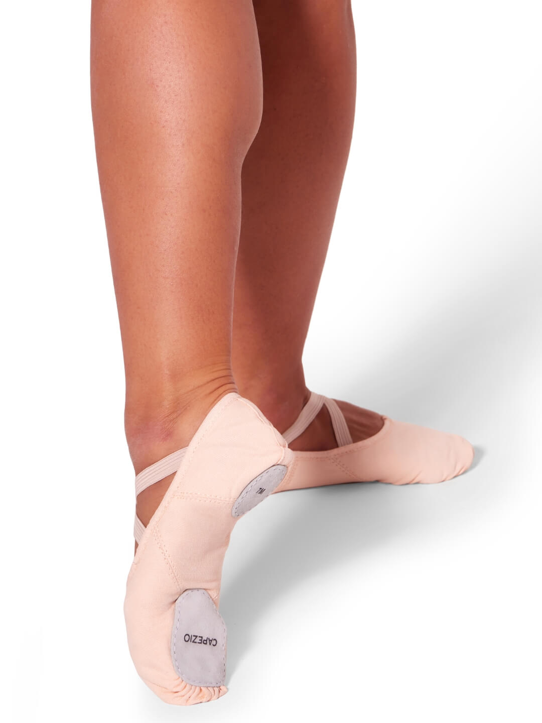 New Ballet Shoes Capezio 2028 Adult Pink Canvas Split Sole Cross Straps