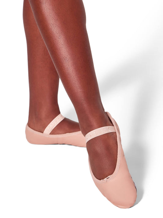 New Ballet Shoes Capezio 205S Adult Pink Leather Split Sole Single Strap