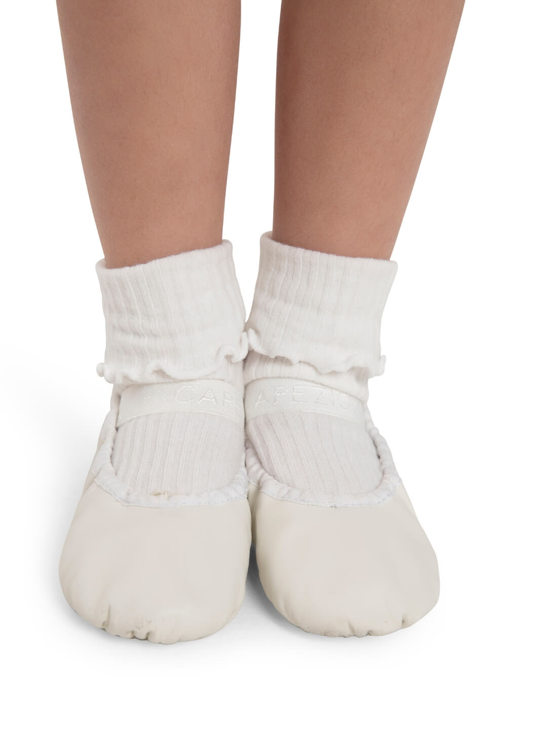 New Closeout Ballet Shoes 205 Ballet Black White Youth Adult Sizes Full Sole Leather