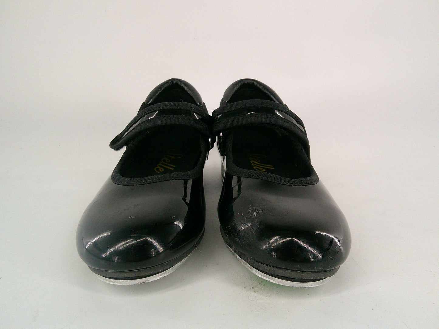 Pre-Owned Dance Tap Shoes Stelle Kids 10M Mary Jane Patent