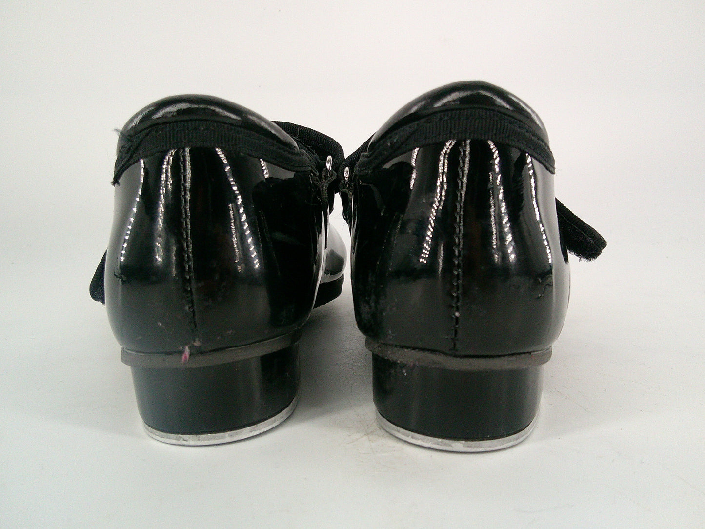 Pre-Owned Dance Tap Shoes Stelle Kids 10M Mary Jane Patent