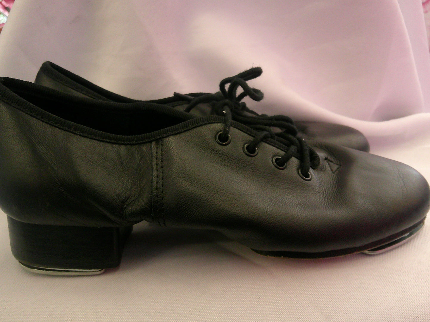Pre-Owned Clogging Shoes Steven Stompers Adult 5.5M Oxford Leather Split Sole