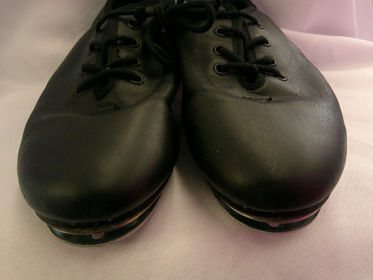 Pre-Owned Clogging Shoes Steven Stompers Adult 5.5M Oxford Leather Split Sole