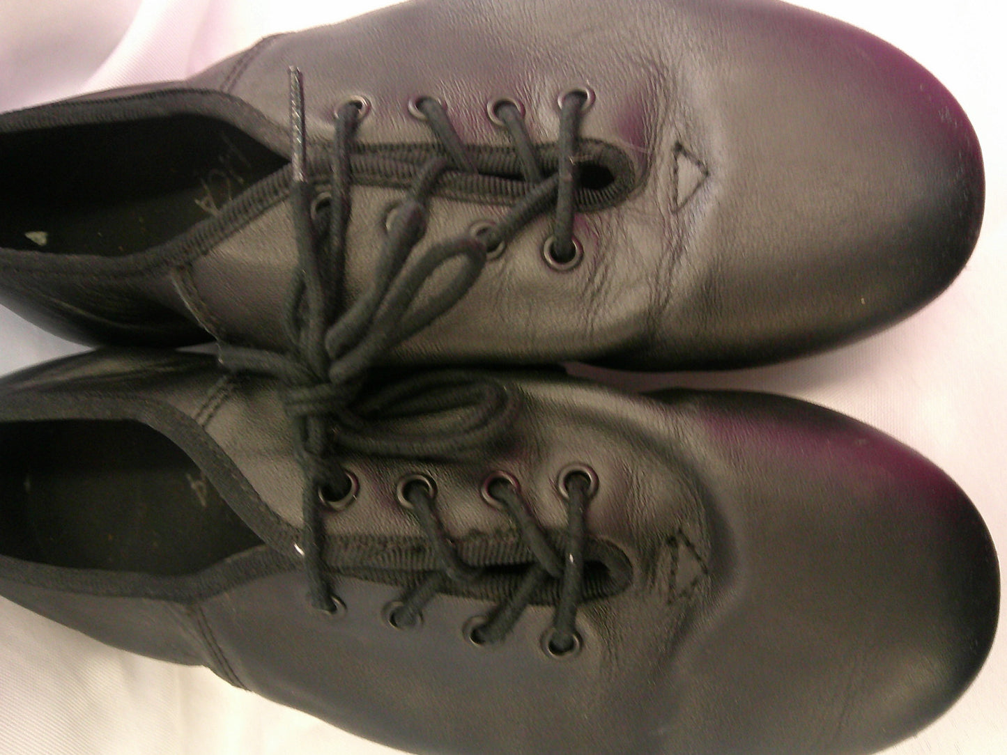 Pre-Owned Clogging Shoes Steven Stompers Adult 5.5M Oxford Leather Split Sole