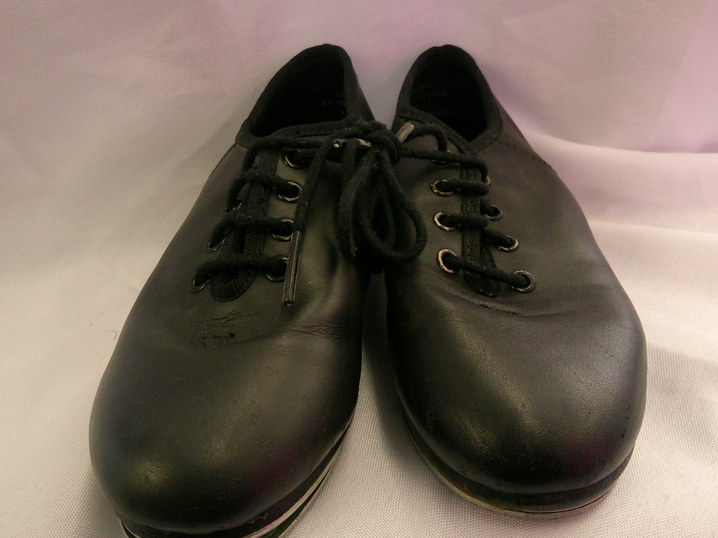 Pre-Owned Clogging Shoes Steven Stompers Child 12.5M Oxford Leather Split Sole