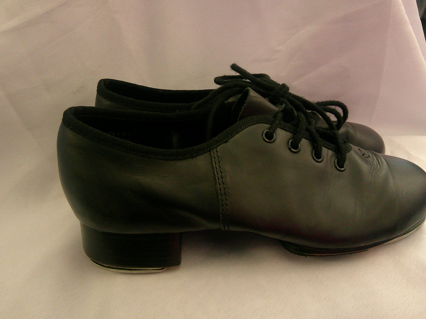 Pre-Owned Clogging Shoes Steven Stompers Adult 5M Oxford Leather Split Sole
