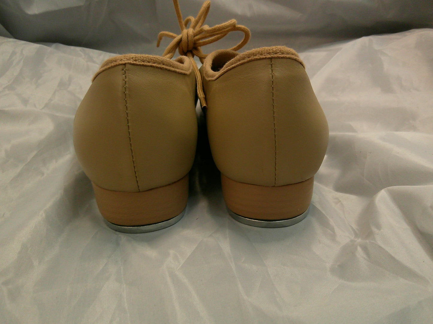 Pre-Owned Tap Shoes Danz N Motion Adult 8.5M Oxford Leather Lace Up Full Sole
