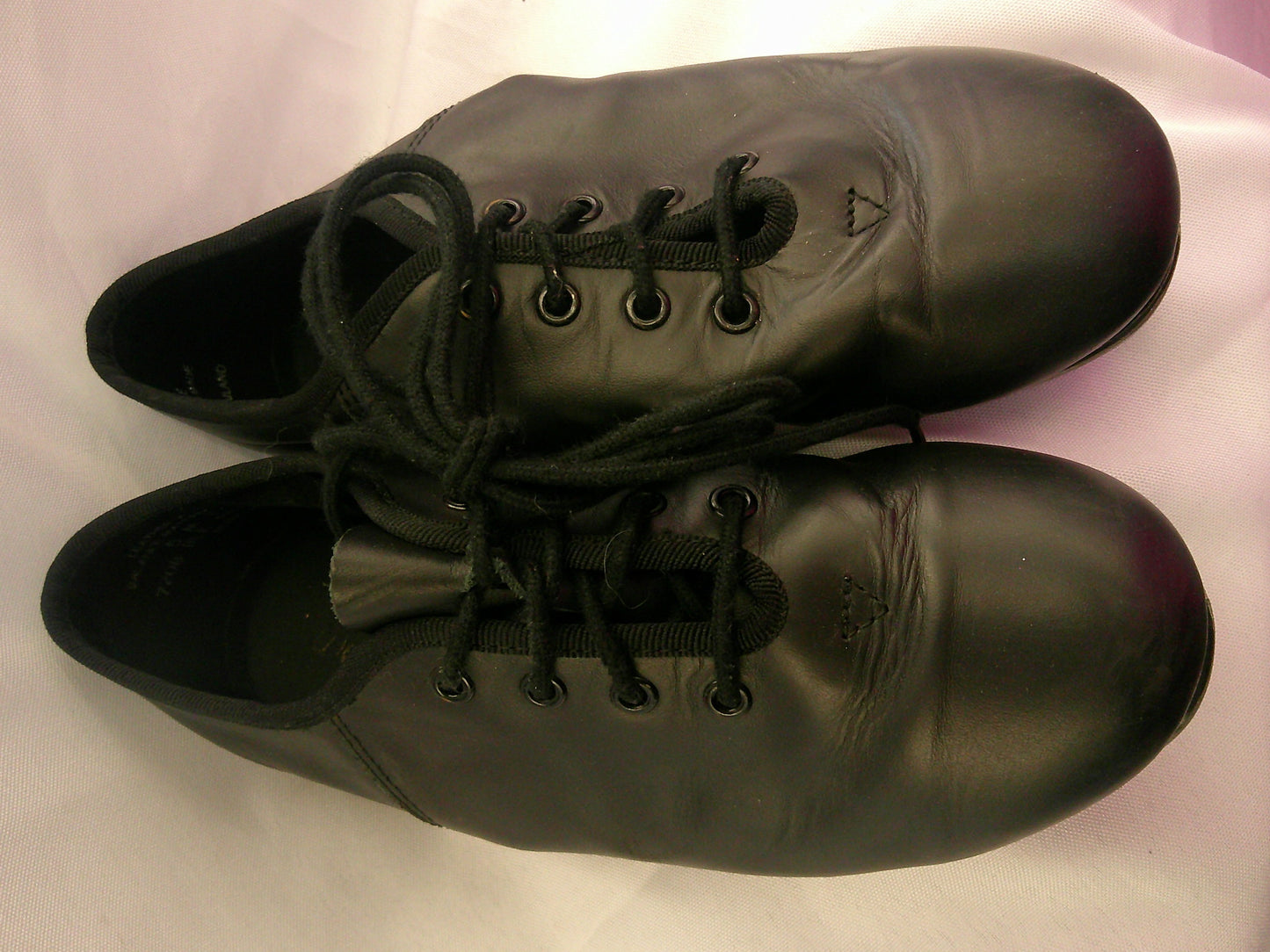 Pre-Owned Clogging Shoes Steven Stompers Adult 5M Oxford Leather Split Sole