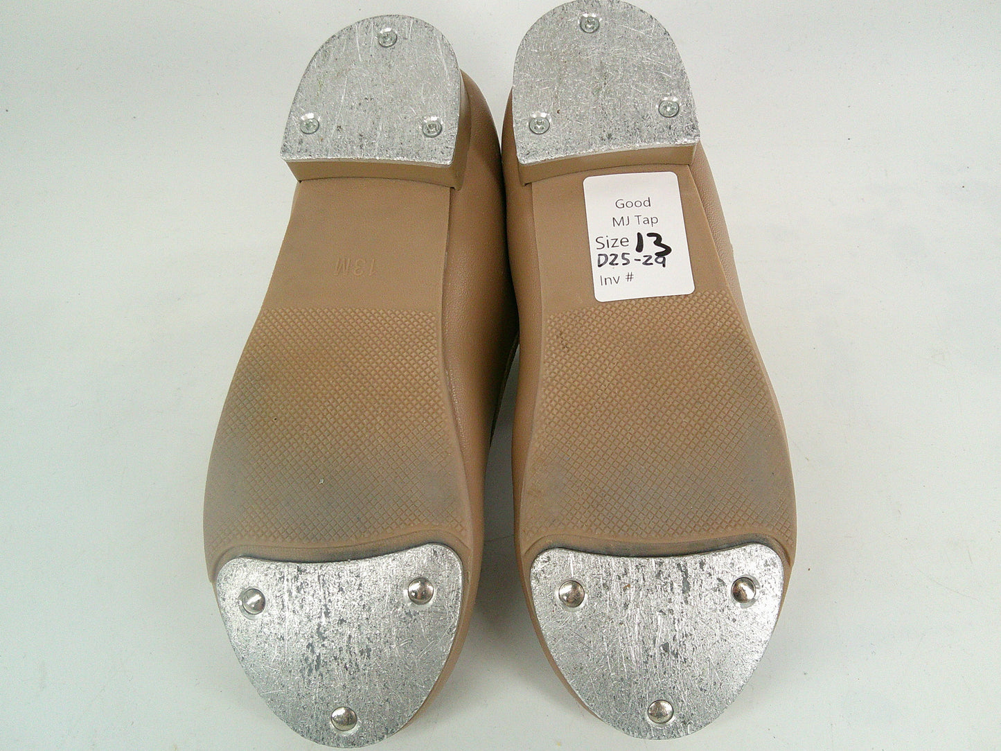 Pre-Owned Tap Shoes Danshuz Girls 13M Mary Jane Leather No Buckle
