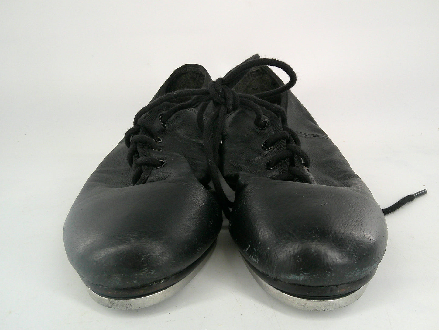 Pre-Owned Tap Shoes DanzNMotion Adult 6M Oxford Leather Split Sole
