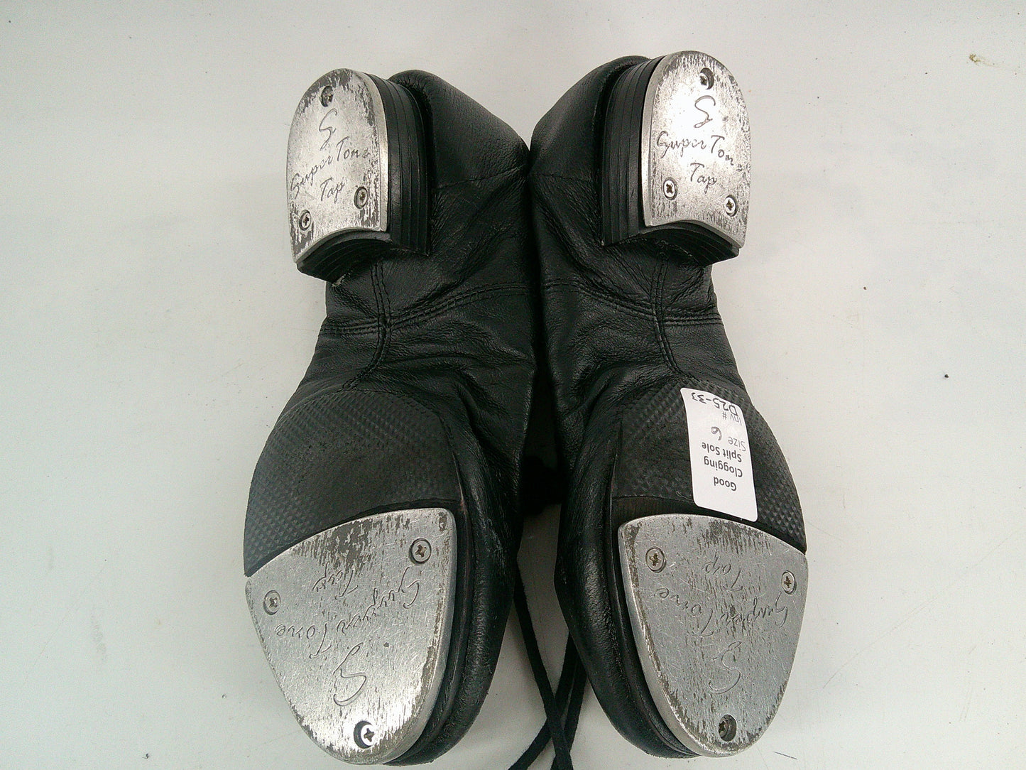 Pre-Owned Tap Shoes DanzNMotion Adult 6M Oxford Leather Split Sole