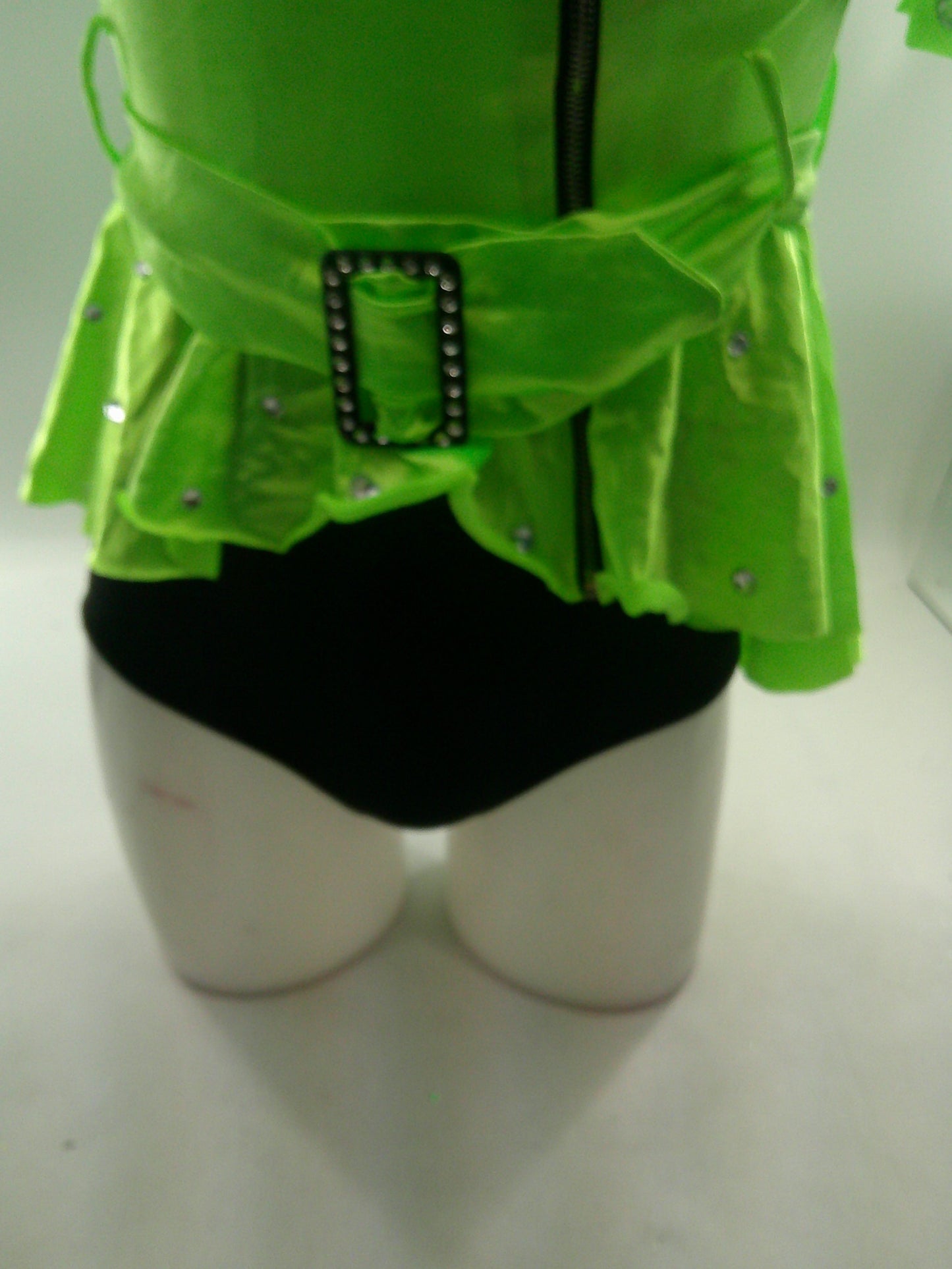 Pre-Owned Costume Weissman 6866 Small Adult Green Jazz Tap Rhinestones