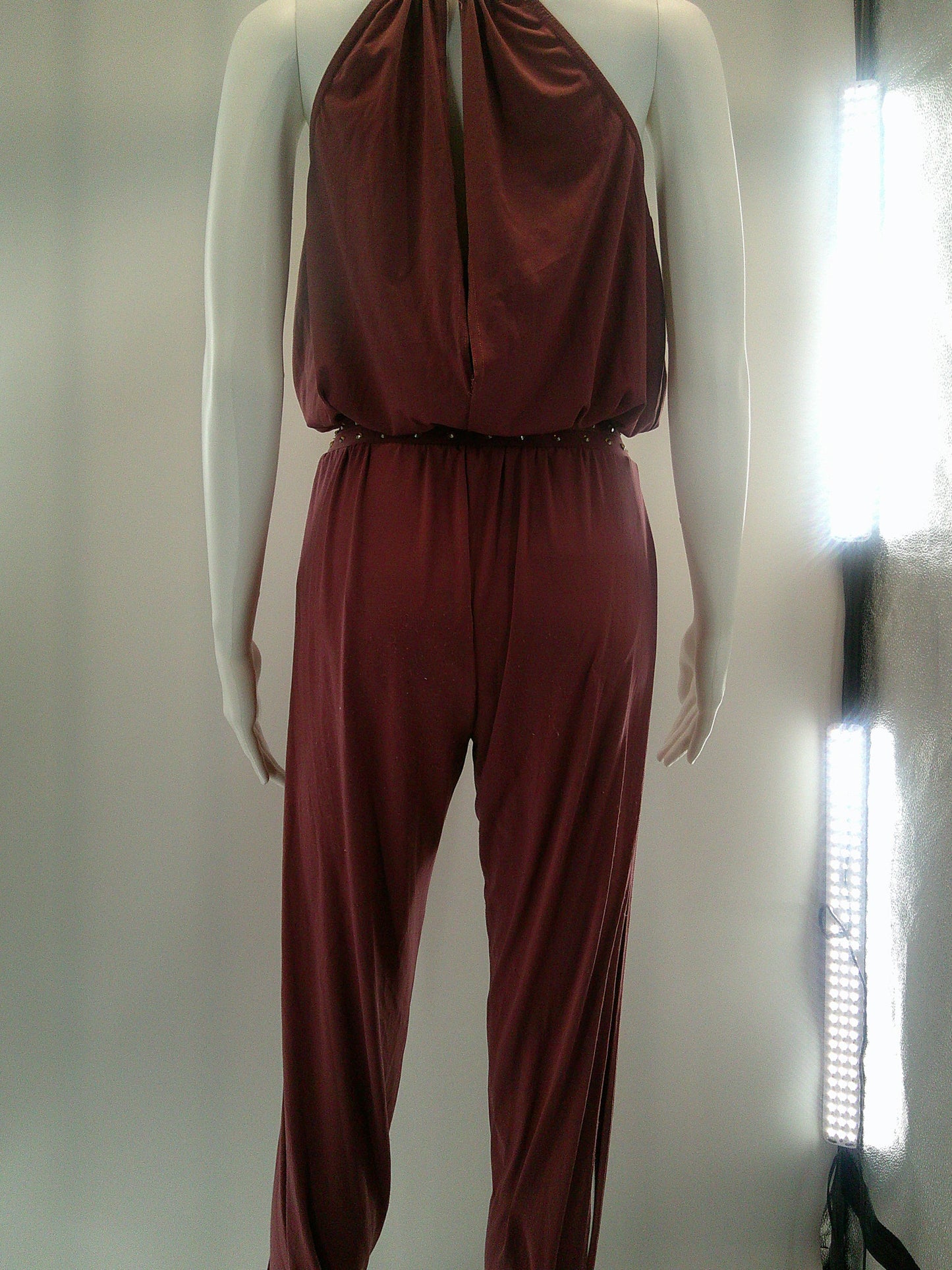 Pre-Owned Costume Small Adult Rose Balera MJ12201 Lyrical Contemporary Jazz Rhinestones Jumpsuit