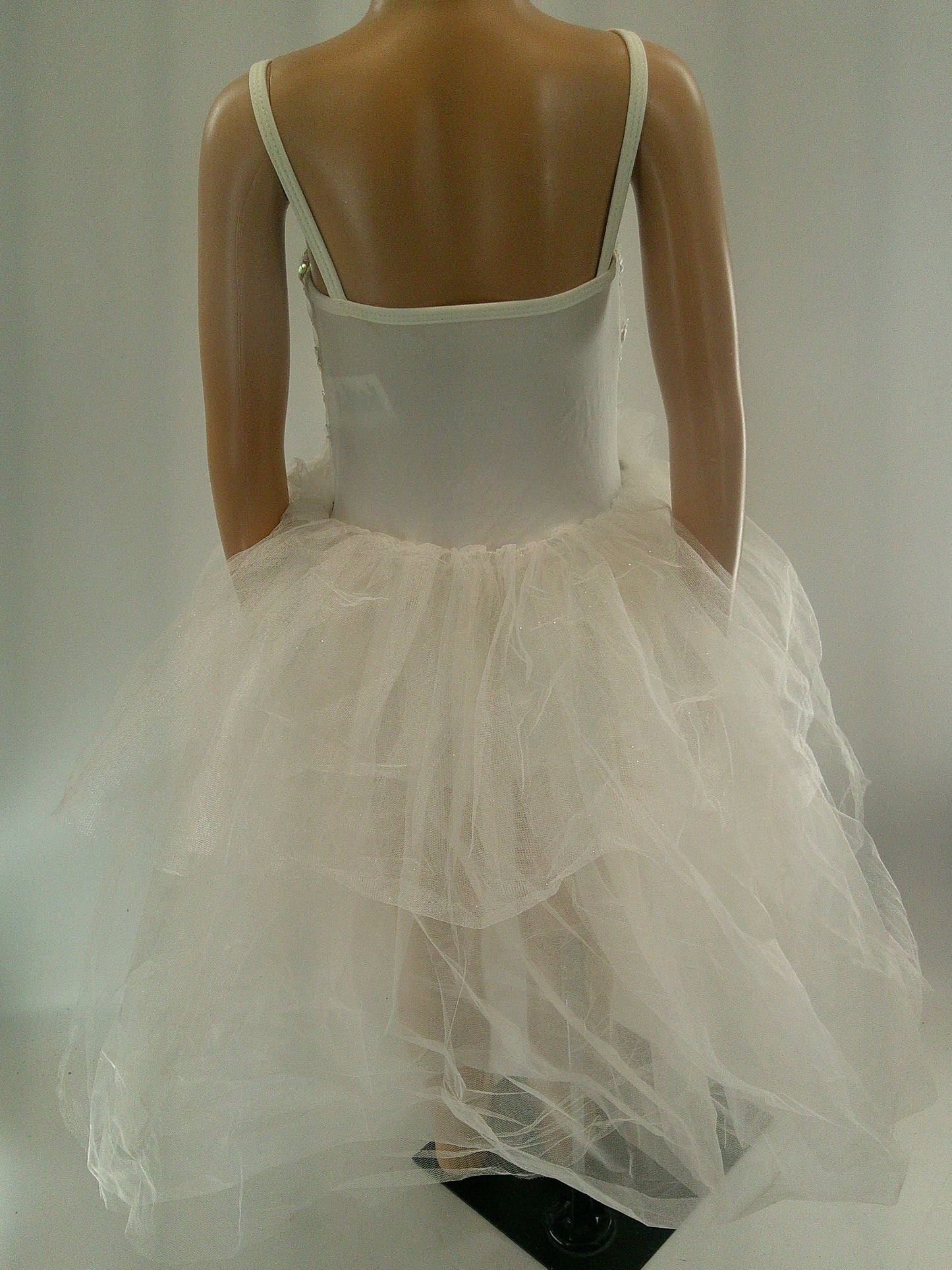 Pre-Owned Costume Ballet Small Child White Curtain Call E352 Sparkle Tutu Dress Up Pageant YAGP