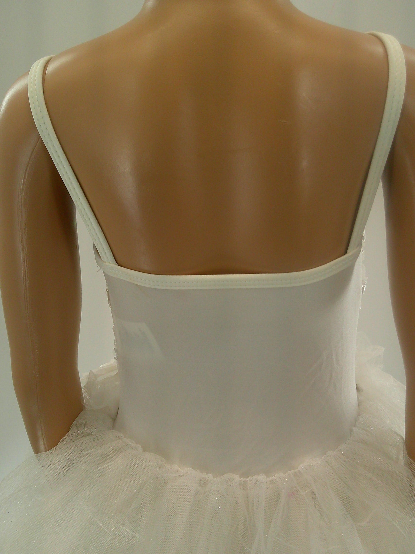 Pre-Owned Costume Ballet Small Child White Curtain Call E352 Sparkle Tutu Dress Up Pageant YAGP