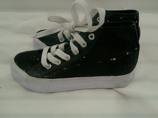 Pre-Owned Hip Hop Shoes Revolution Kids 3M Sequin High Top