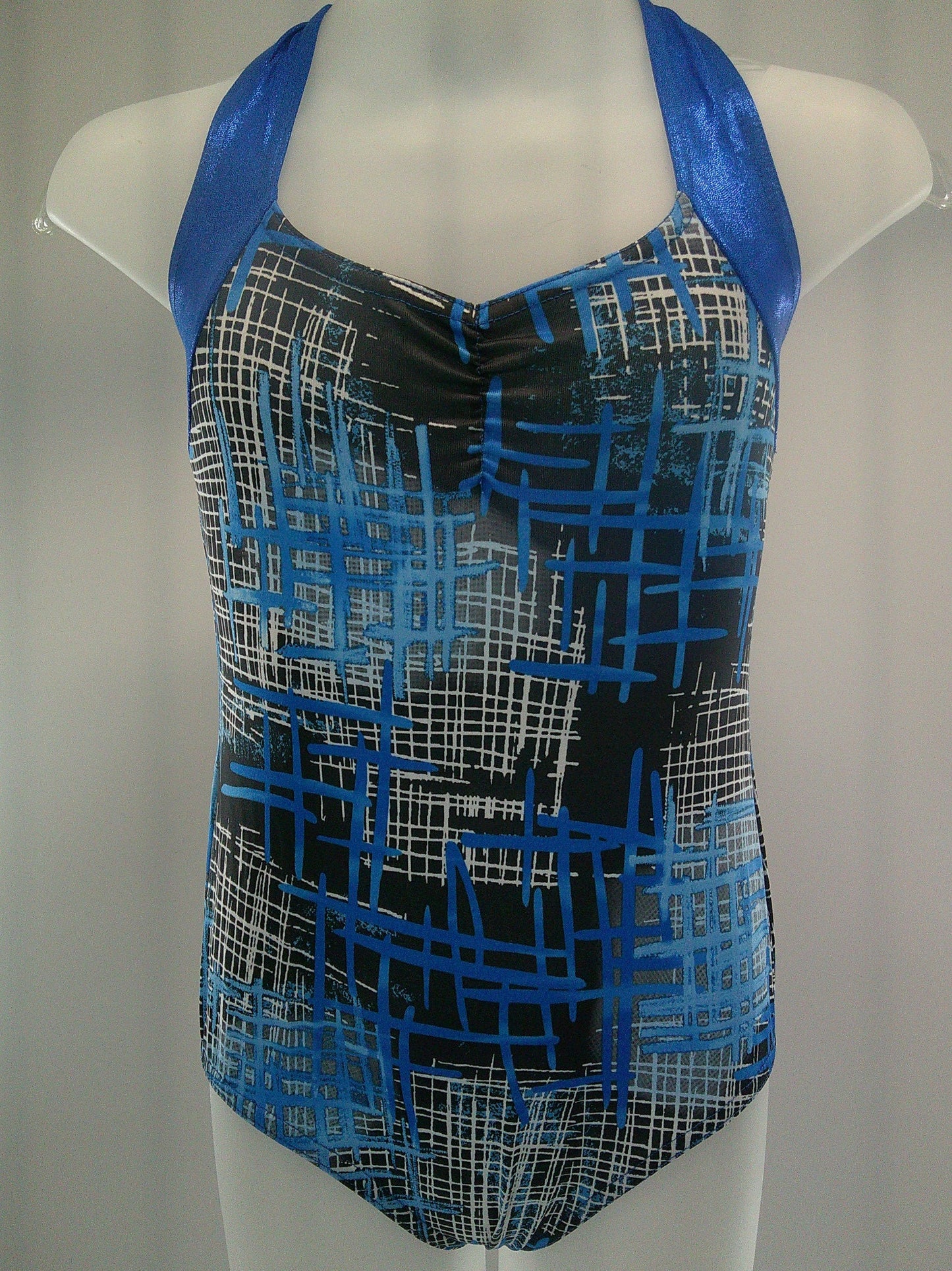 Pre-Owned Costume Hip Hop Large Child Blue A Wish Come True 12709 2 pc Metallic Jazz tap Clogging )