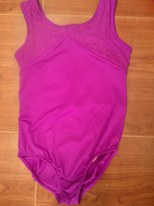 Pre-Owned Leotard Capezio FS6771 Medium Child Pink Jazz Acro Tap