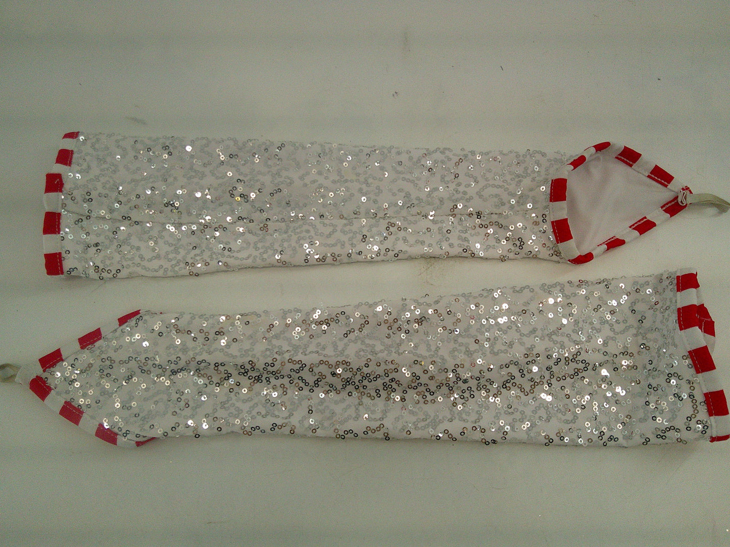 Pre-Owned Costume Jazz XXL Child White ArtStone 26004 Romper Snowman Sequin Tap Musical Theater