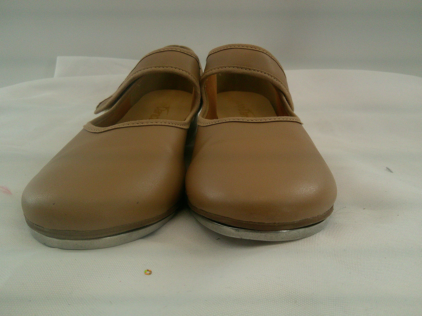 Pre-Owned Tap Shoes SoDanca Adult 7M Mary Jane Leather Loop Strap