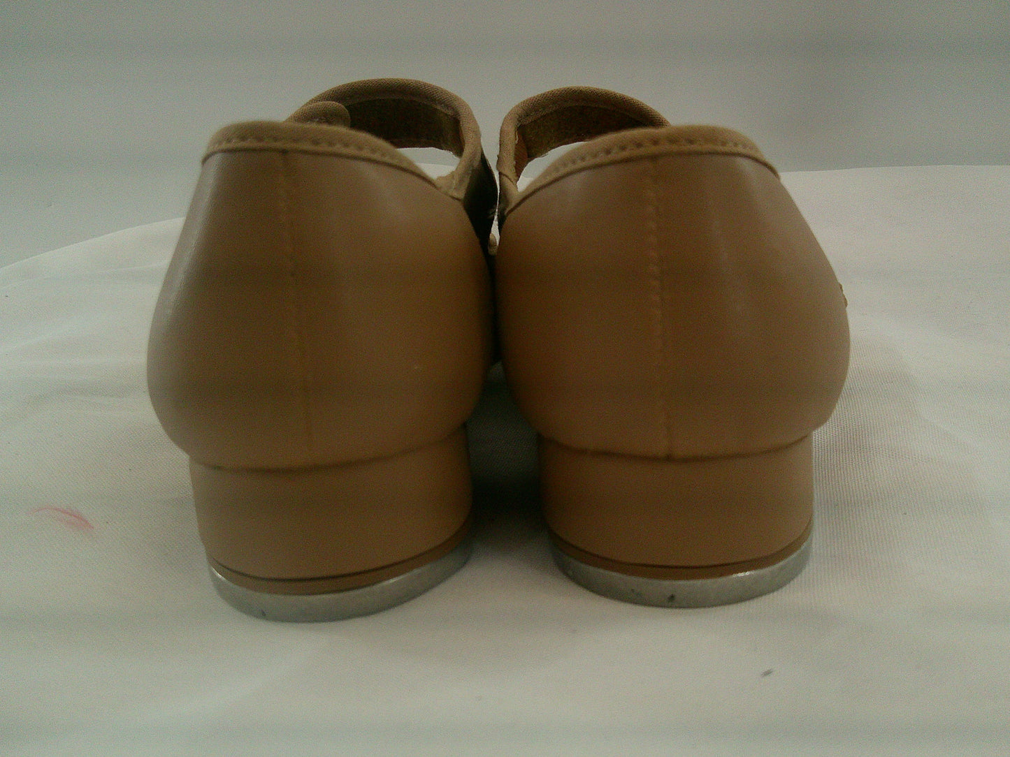 Pre-Owned Tap Shoes SoDanca Adult 7M Mary Jane Leather Loop Strap
