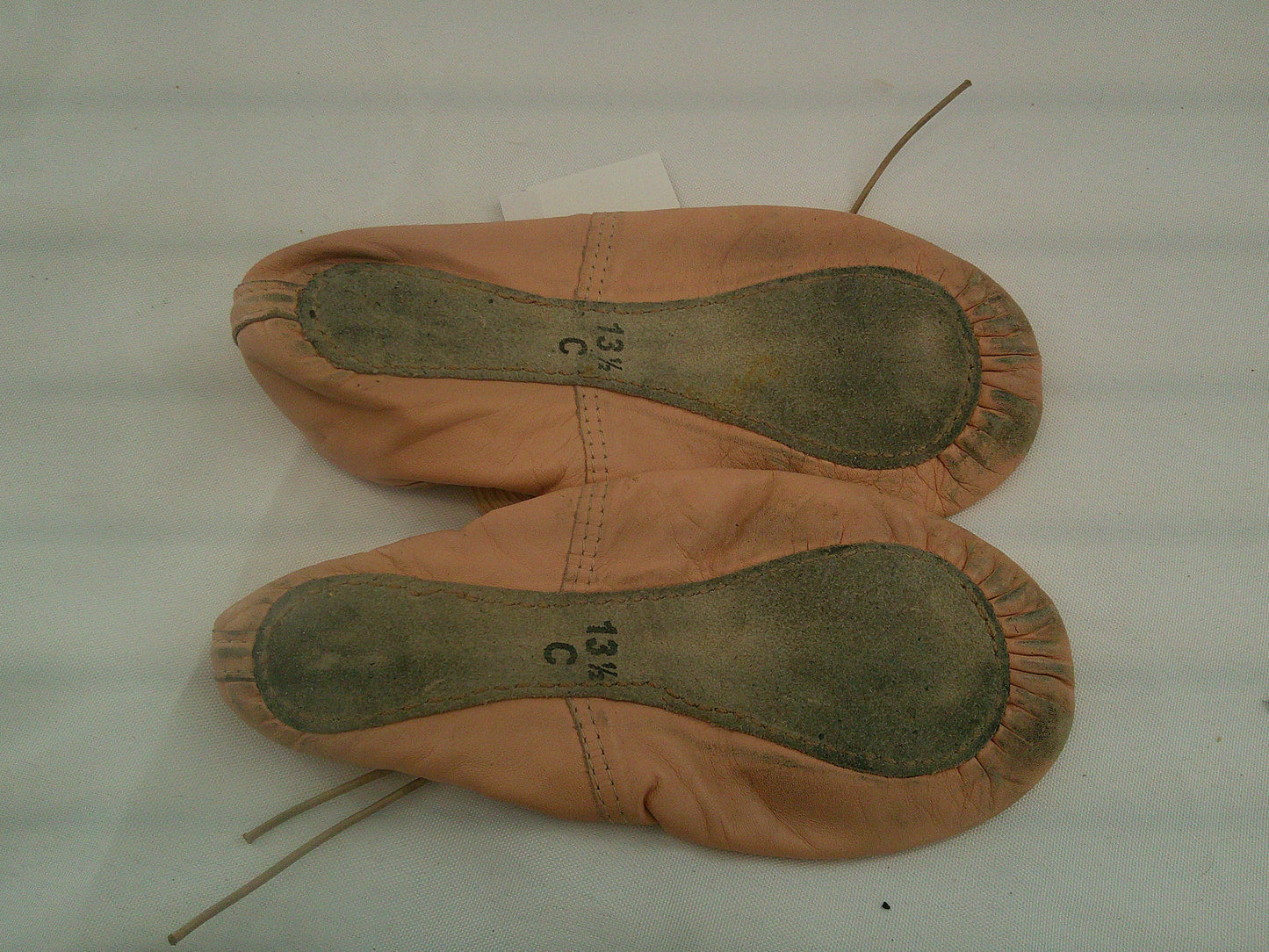 Pre-Owned Ballet Shoes Dancing Fair Big Kids 13.5C Leather Full Sole