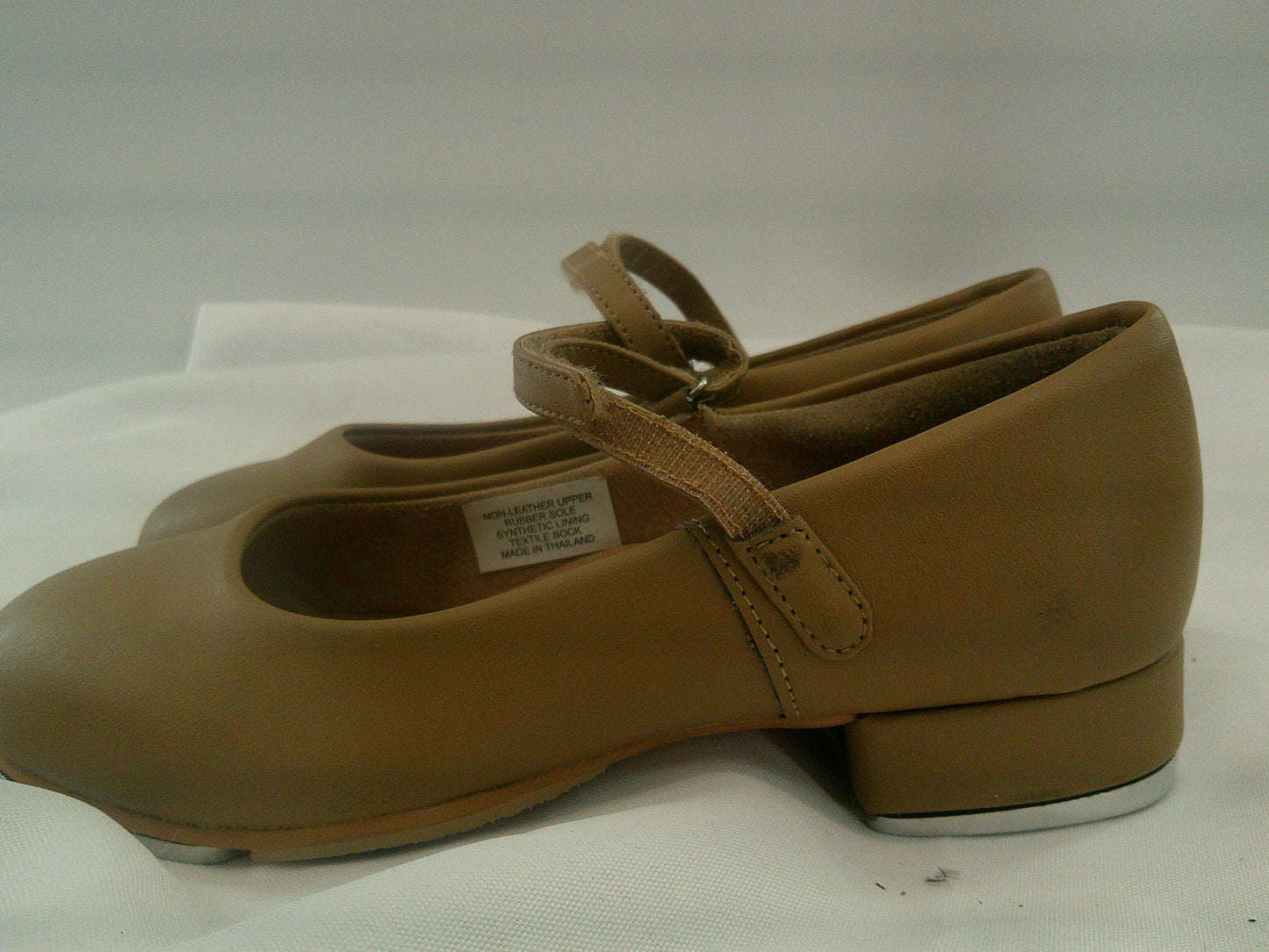 Pre-Owned Tap Shoes Leo's Girl's 5M Mary Jane Leather Easy Strap