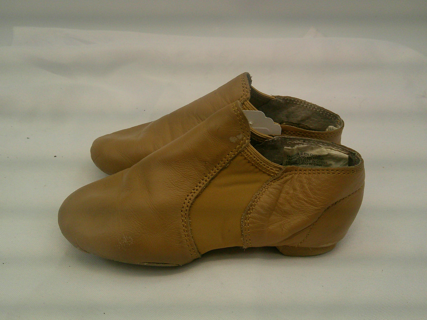 Pre-Owned Jazz Shoes Revolution 656 Child 4.5M Pull On Leather Split Sole