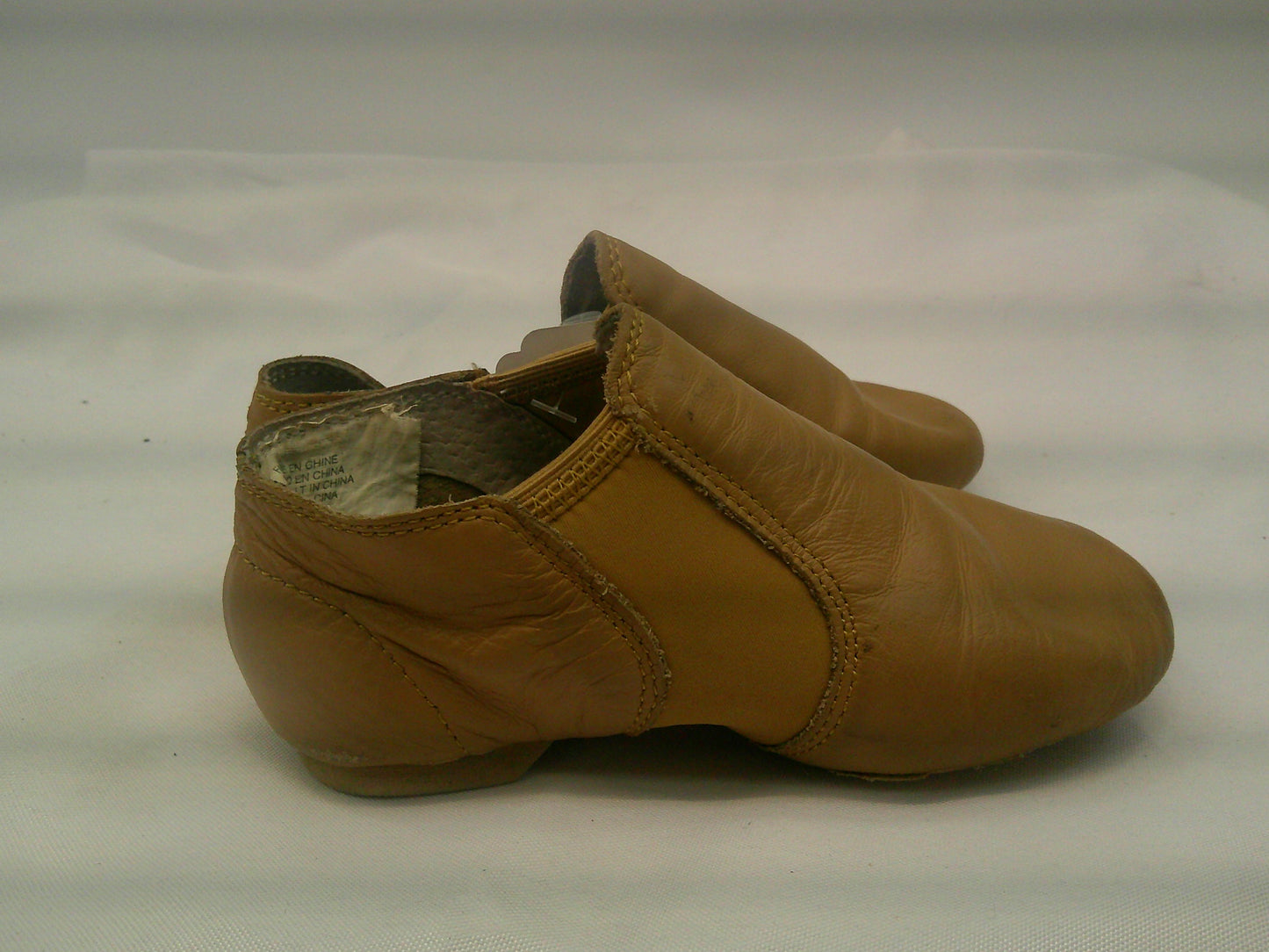 Pre-Owned Jazz Shoes Revolution 656 Child 4.5M Pull On Leather Split Sole