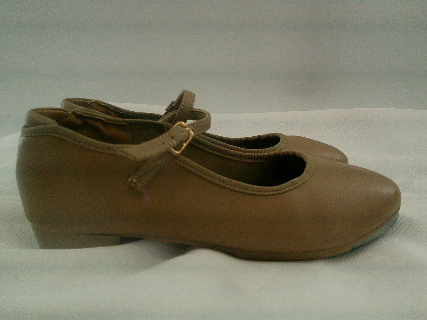 Pre-Owned Tap Shoes Dancing Fair Girl's 1.5M Mary Jane Leather Buckle