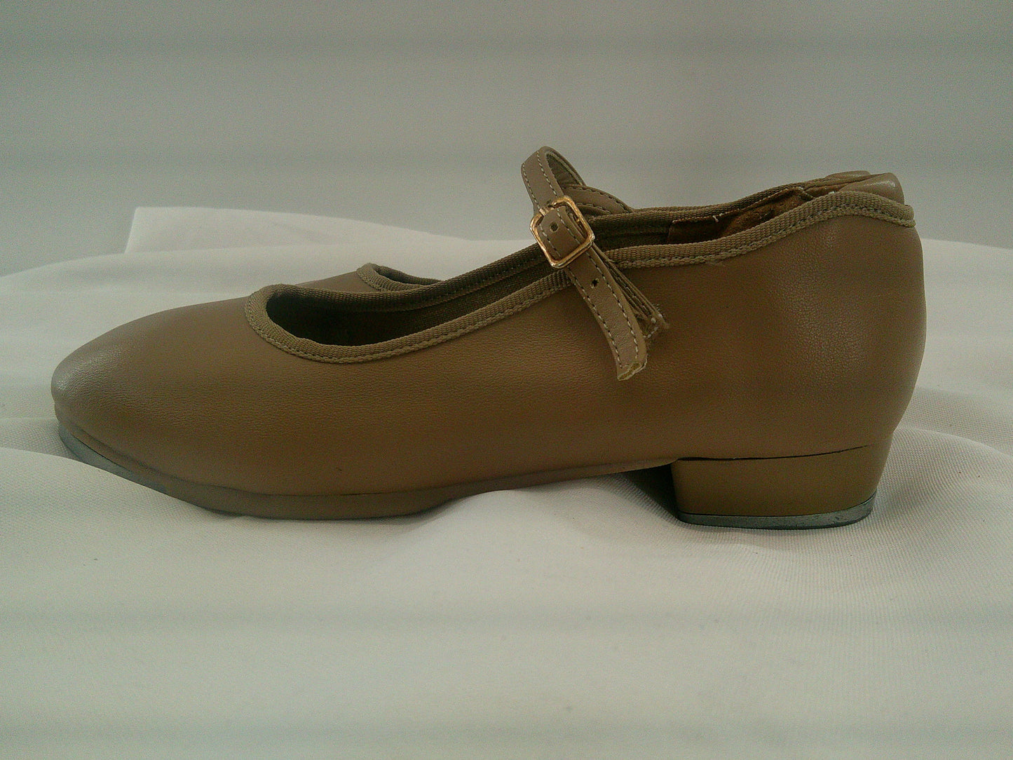 Pre-Owned Tap Shoes Dancing Fair Girl's 1.5M Mary Jane Leather Buckle