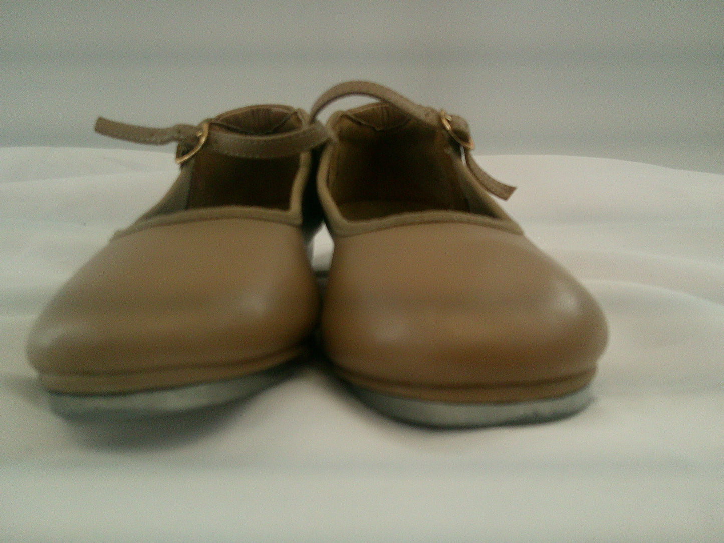 Pre-Owned Tap Shoes Dancing Fair Girl's 1.5M Mary Jane Leather Buckle