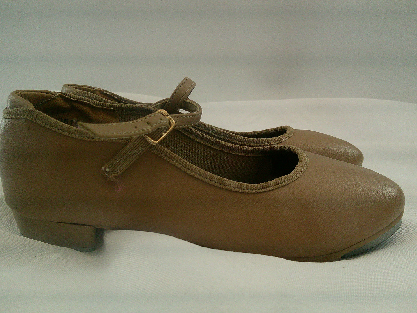 Pre-Owned Tap Shoes Dancing Fair Girl's 1.5M Mary Jane Leather Buckle