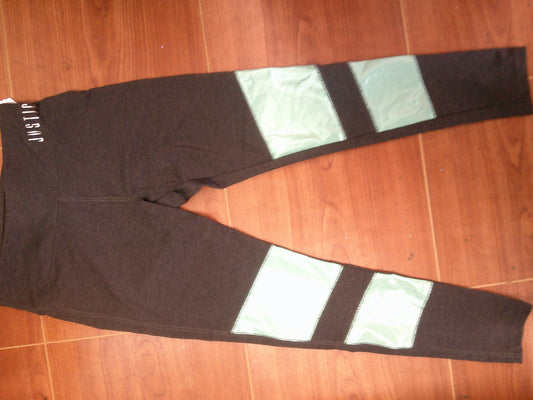 Pre-Owned Leggings Justice XL Child 14 Gray Teal