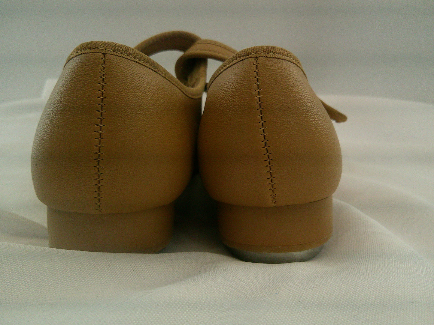 Pre-Owned Tap Shoes Girl's 4M Mary Jane Leather Easy Strap No Buckle