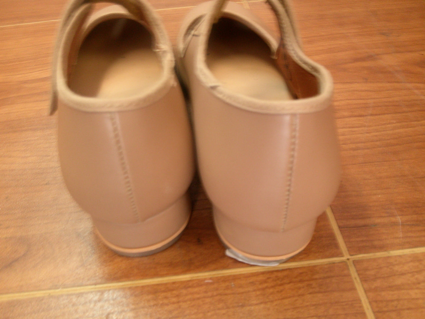 Pre-Owned Tap Shoes SoDanca Adult 7 Mary Jane Leather Loop Strap