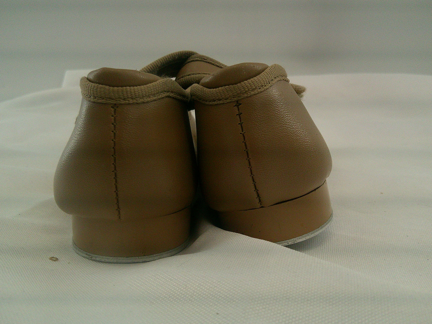 Pre-Owned Tap Shoes Danshuz 534 Toddler 9.5M Tan Mary Jane Leather No Buckle