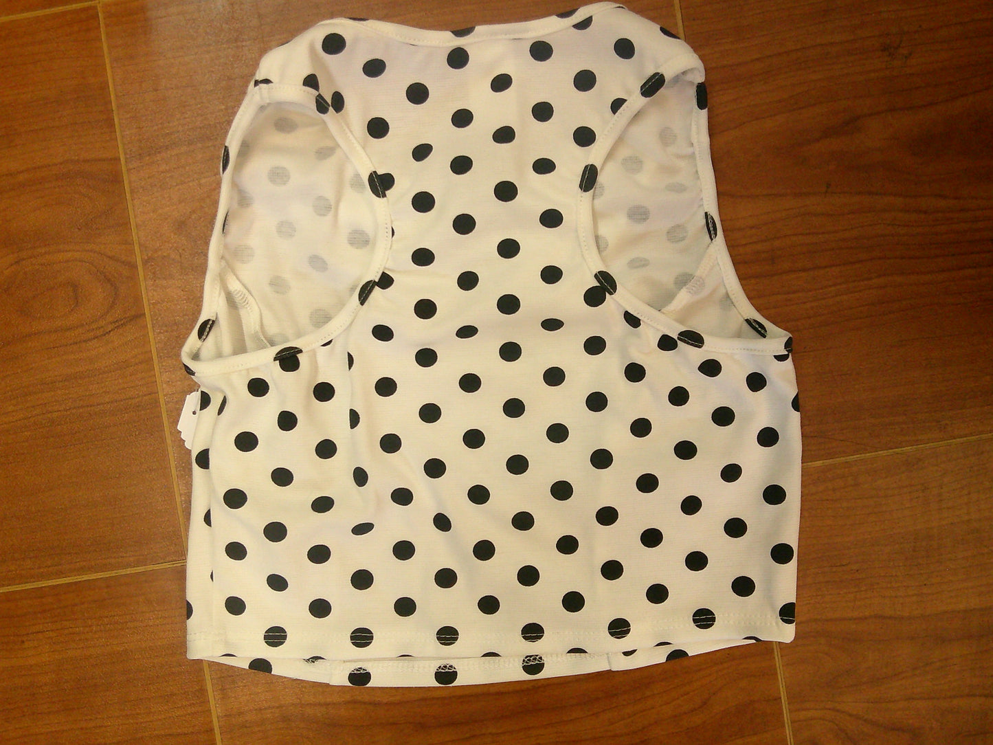 Pre-Owned Crop Top Medium Adult Polka Dot Tag1080 Style 11860 Jazz Tap Musical Costume