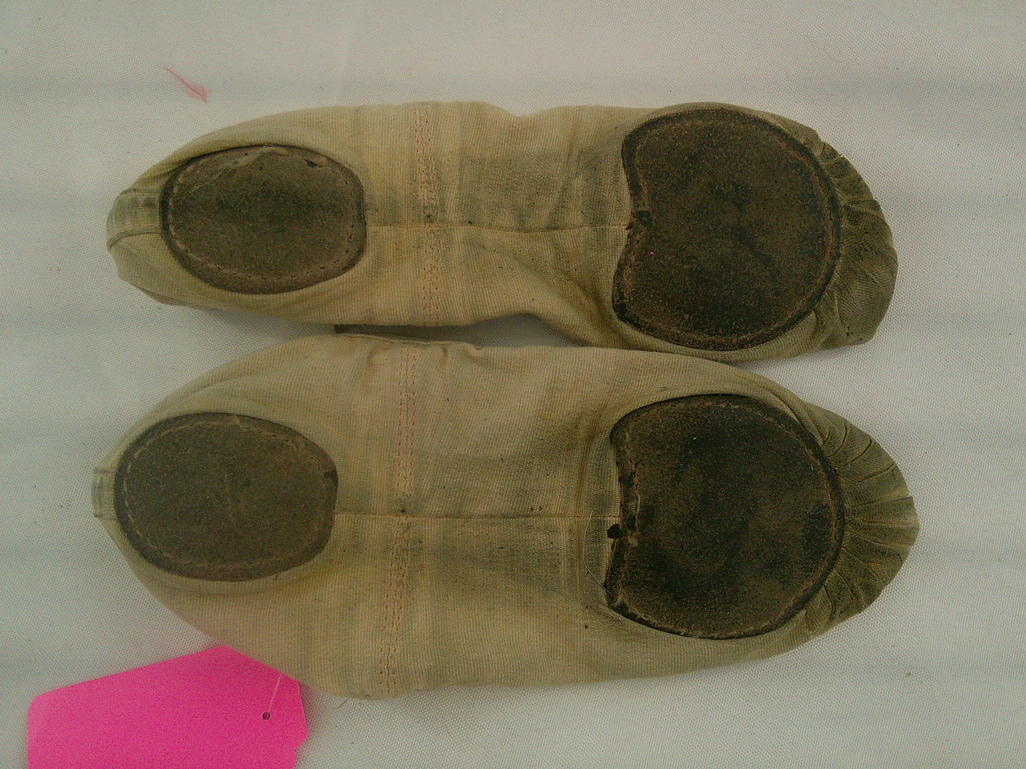 Pre-Owned Ballet Shoes So Danca Adult 5.5D Canvas Crossing Straps Split Sole